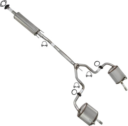 2007-2009 Nissan Altima 2.5L 3.5L Exhaust Resonator Pipe and Mufflers