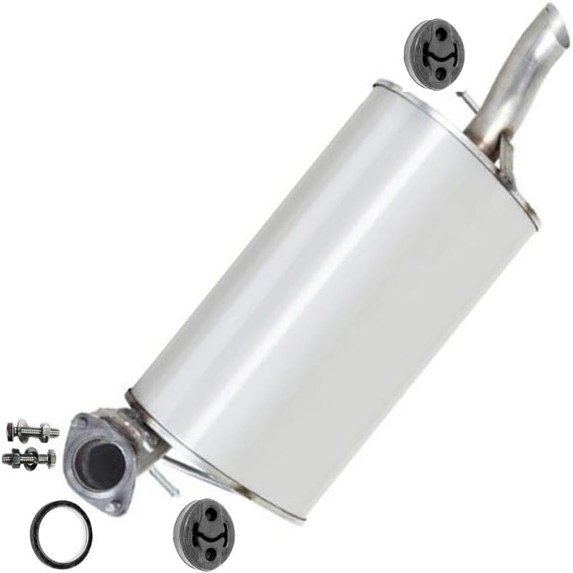 Northeastern Exhaust | Stainless Steel Exhaust Muffler Compatible for Toyota Camry 1997-2001 3.0L | Free Hangers, Clamp, and Bolts & Nuts Included | Automotive Replacement Part