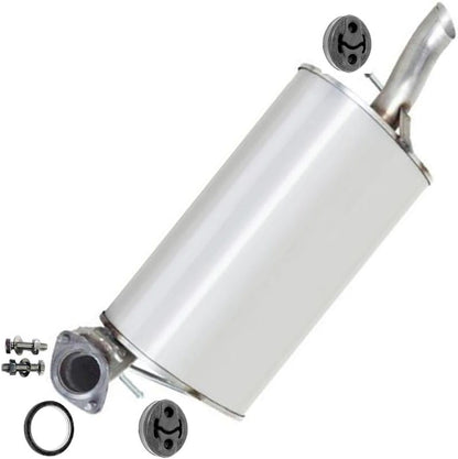 Northeastern Exhaust | Stainless Steel Exhaust Muffler Compatible for Toyota Camry 1997-2001 3.0L | Free Hangers, Clamp, and Bolts & Nuts Included | Automotive Replacement Part