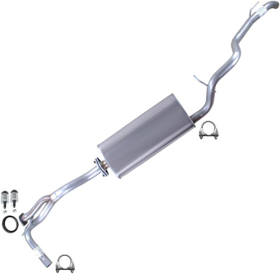2004 Jeep Liberty 3.7L Y-Pipe, Muffler and Tail Pipe Exhaust System