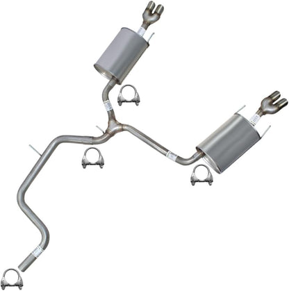 2003-2008 Pontiac Grand Prix 3.8L Intermediate Pipe Pair of Muffler Exhaust System Kit