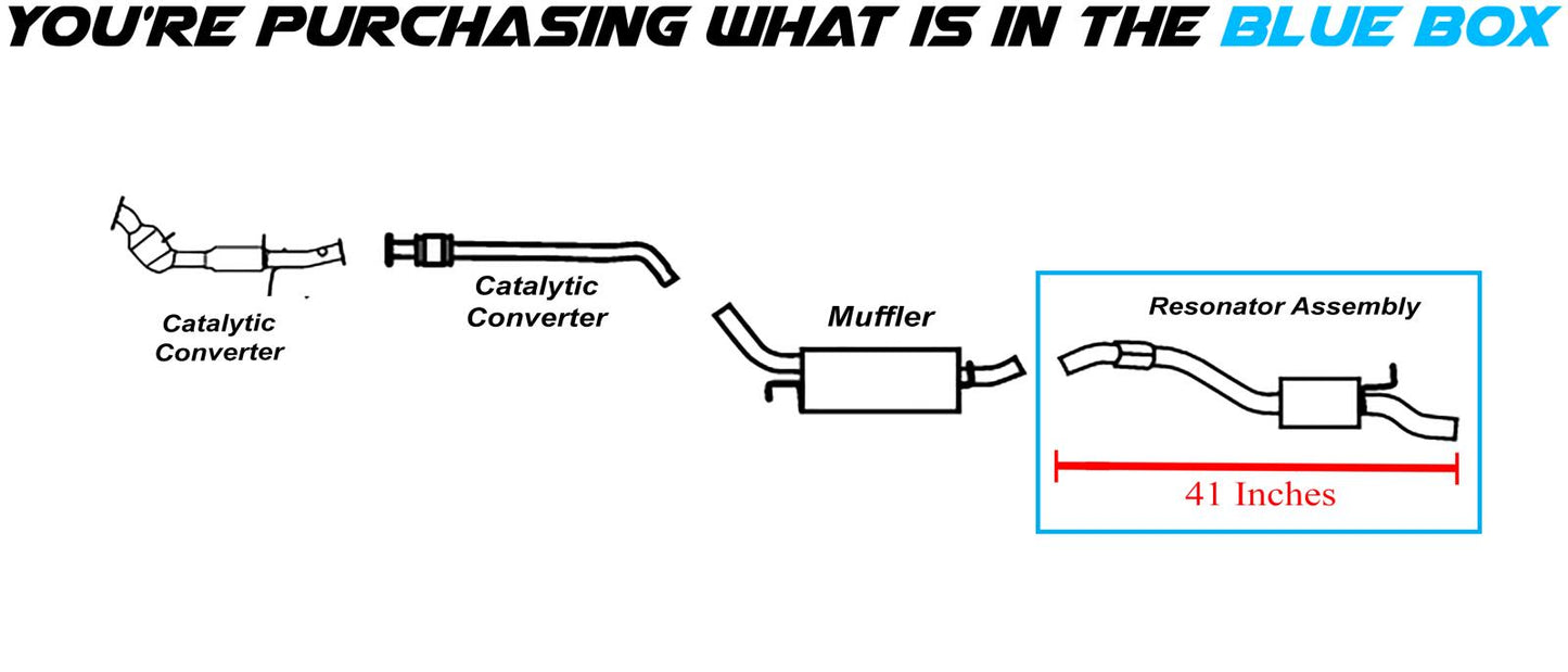 2010-2013 Ford Transit Connect 2.0L Exhaust Resonator Pipe