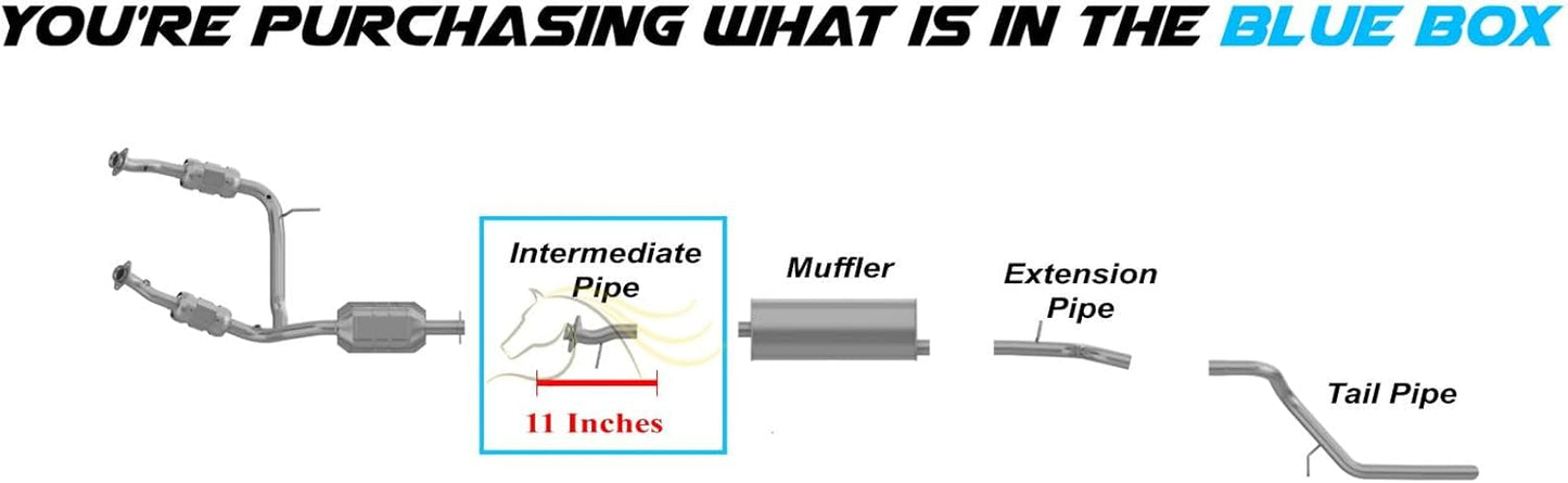 Exhaust Pipe for 2002-2005 Ford Explorer and Mercury Mountaineer 4.0L 4.6L