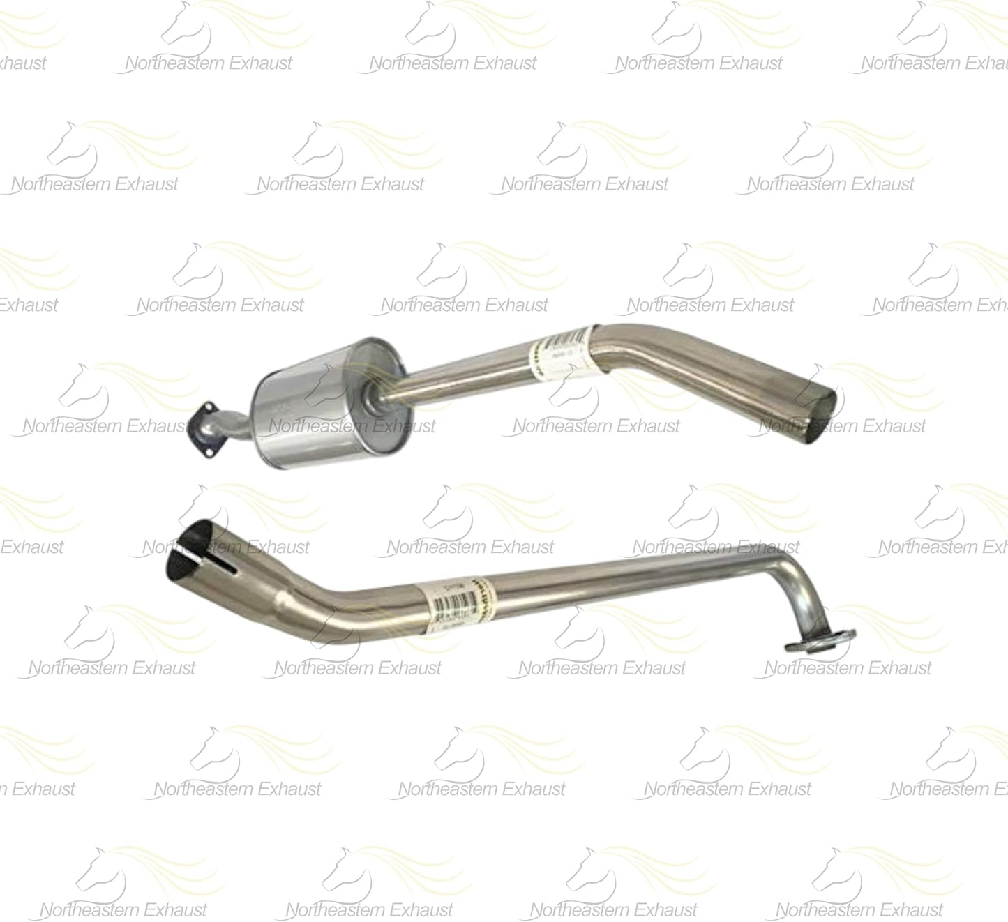 1995-1997 Geo Prizm and Toyota Corolla 1.8L Exhaust Resonator Pipe