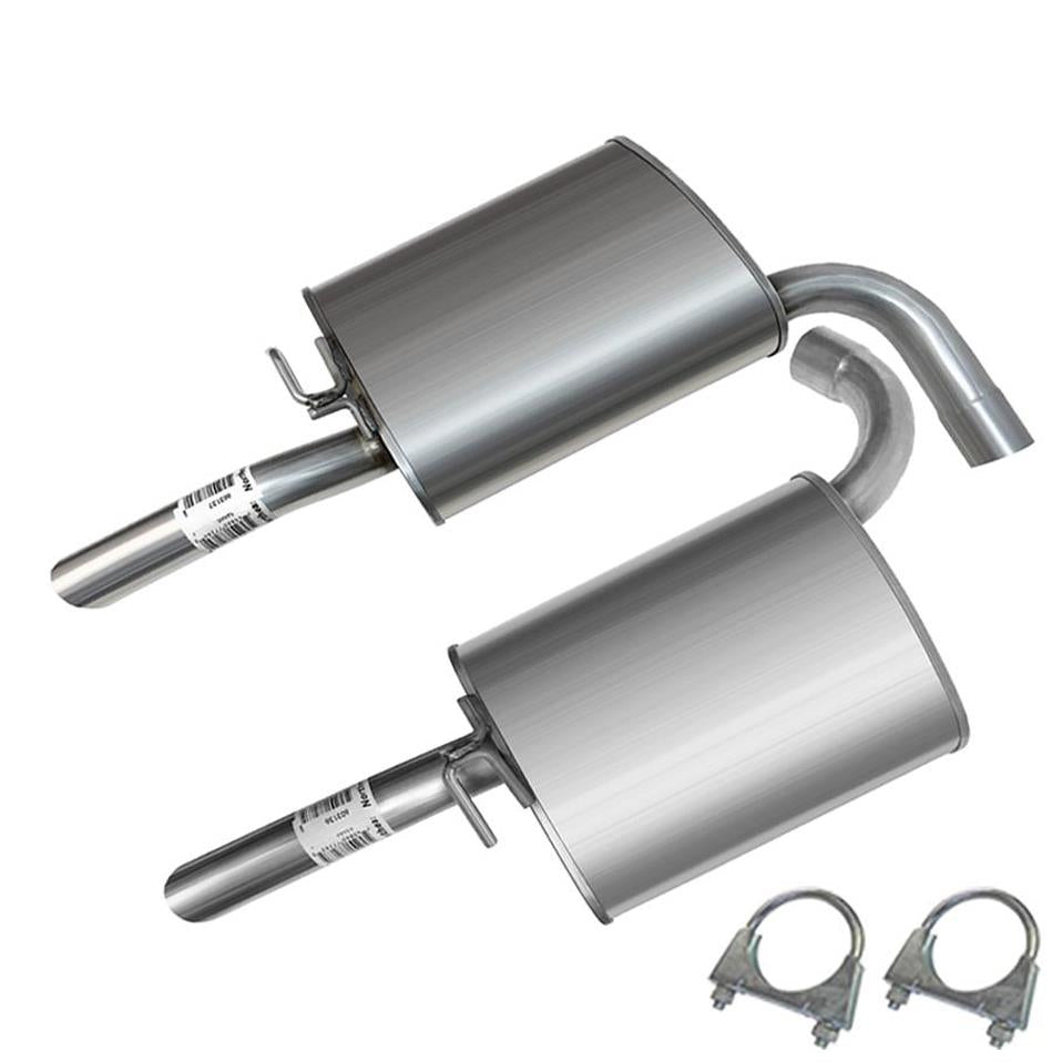 Pair of Muffler for Ford Fusion 2006-2012 3.0L | 2010-2012 3.5L