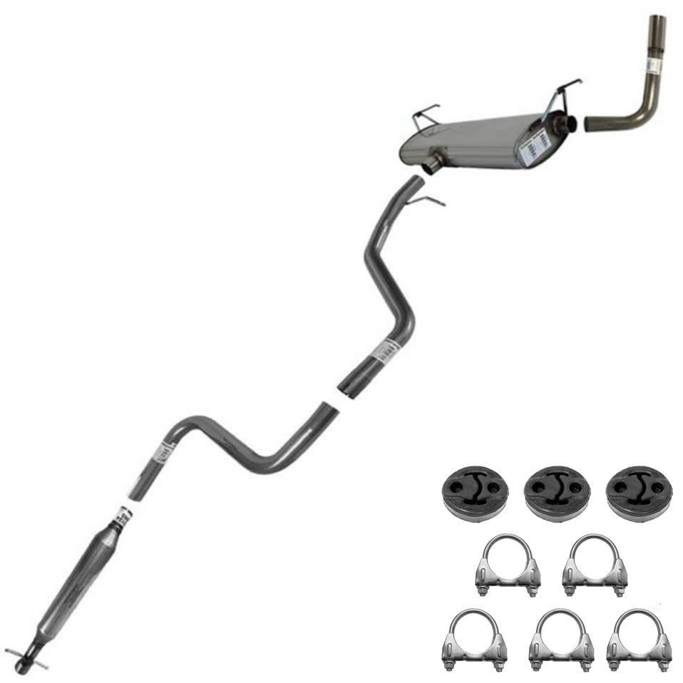 Cat-back Exhaust System Kit for 2008-2012 Chevrolet Malibu 2.4L | 2008-2010 Chevrolet Malibu 3.5L | 2008-2009 Saturn Aura 2.4L
