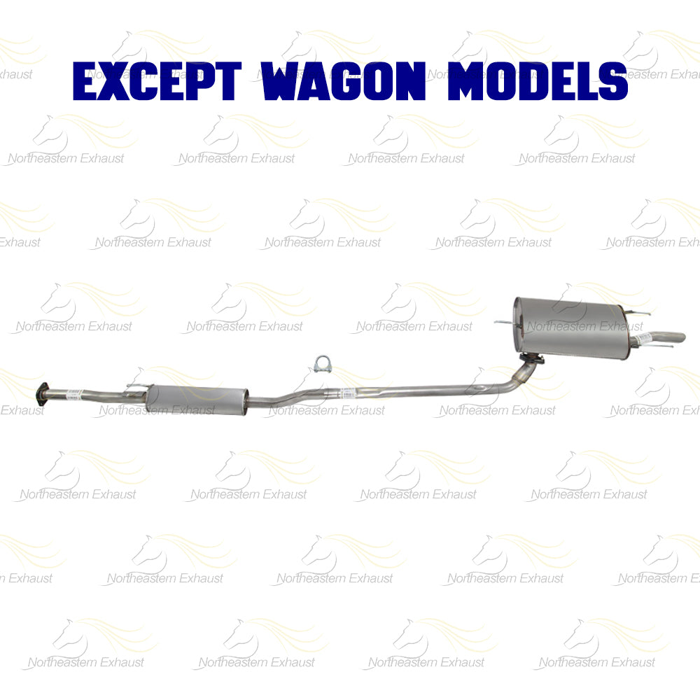 1994-1996 Toyota Camry 2.2L Resonator and Muffler Exhaust Kit