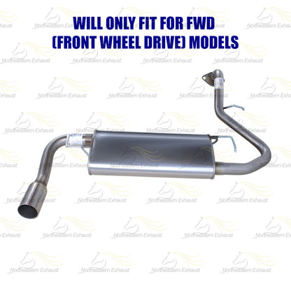 2006-2008 Toyota Matrix 1.8L Exhaust Muffler, Tail Pipe Exhaust System Kit