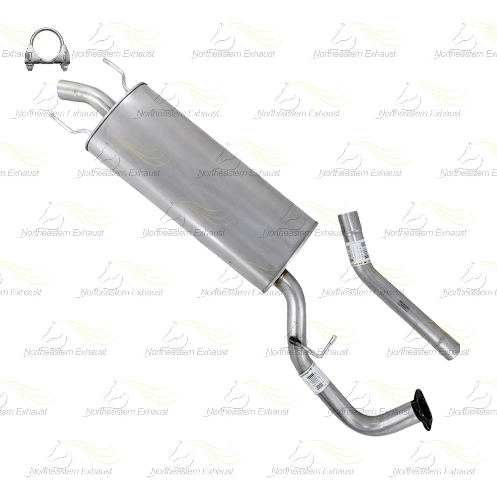 2013-2018 Hyundai Santa Fe Sport 2.4L Stainless Steel Exhaust Muffler, Tail Pipe w/ Tip & Hangers