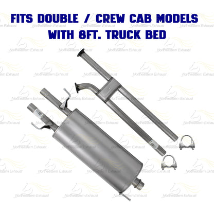 2007-2013 Toyota Tundra 5.7L Exhaust Muffler Assembly | Stainless Steel