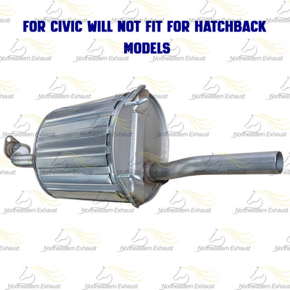 1999-2000 Honda Civic and Acura EL 1.6L Exhaust Muffler