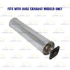 Northeastern Exhaust | Stainless Steel Exhaust Resonator Compatible for 2000-2005 Monte Carlo | 1997-2008 GrandPrix | 3.8L | Gasket, Clamp, Bolts and Nuts Included