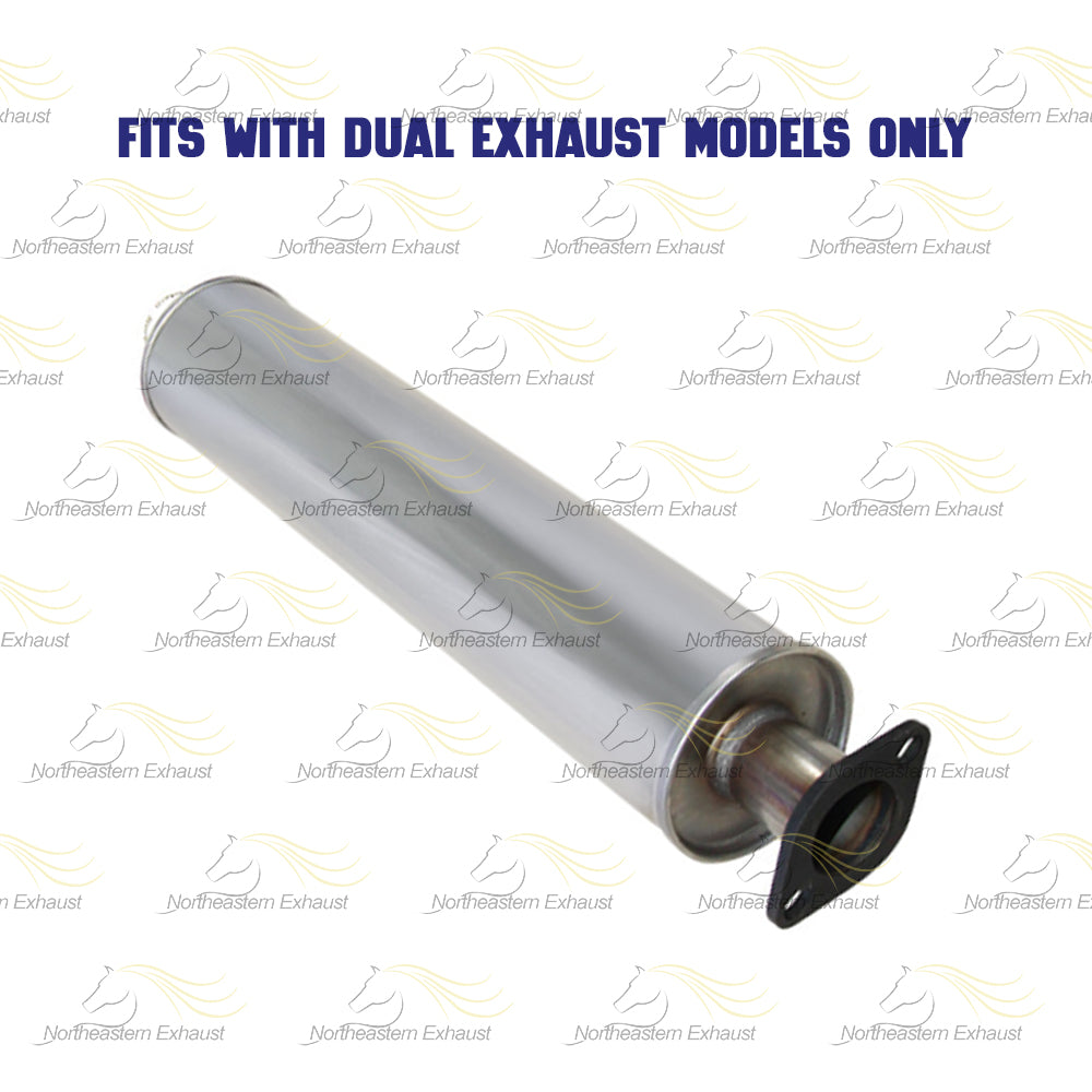 Northeastern Exhaust | Stainless Steel Exhaust Resonator Compatible for 2000-2005 Monte Carlo | 1997-2008 GrandPrix | 3.8L | Gasket, Clamp, Bolts and Nuts Included