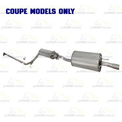 2006-2011 Honda Civic 1.8L Exhaust Resonator Pipe and Muffler