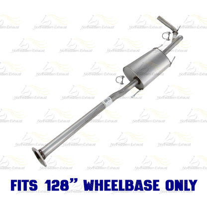 2013-2015 Toyota Tacoma 4.0L 128in WB Intermediate Pipe w/ Muffler Exhaust Kit | Stainless Steel