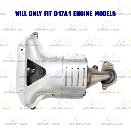 2001-2005 Honda Civic 1.7L Exhaust Manifold Catalytic - EPA Approved | Front