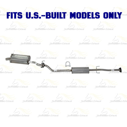 2010-2011 Honda CR-V 2.4L Exhaust Resonator Pipe and Muffler