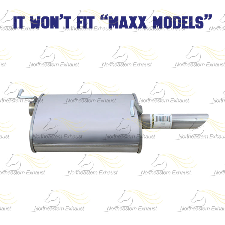 2004-2008 Chevrolet Malibu 2.2L/3.5L Exhaust Stainless Steel Muffler