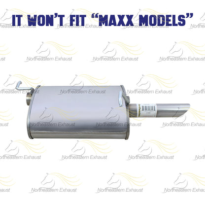 2004-2008 Chevrolet Malibu 2.2L/3.5L Exhaust Stainless Steel Muffler