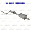2006-2011 Honda Civic 2.0L Stainless Steel Exhaust Resonator Pipes and Muffler