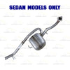 2007-2011 Toyota Yaris 1.5L Rear Exhaust Muffler - For Sedan Models only