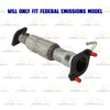 Stainless Steel Exhaust Front Flex Pipe for 2010-2013 Hyundai Tucson 2.4L | 2011-2013 Hyundai Tucson 2.0L | 2011-2016 Kia Sportage 2.4L