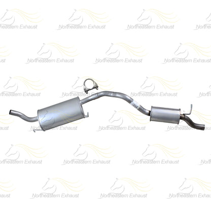 Northeastern Exhaust | Stainless Steel Exhaust Resonator Pipe and Muffler Assembly Compatible for 2010-2013 Ford Transit Connect 2.0L | Free Sleeves Included | Automotive Replacement Part