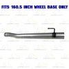 Intermediate Pipe, Muffler and Tail Pipe for 2007-2009 Ram 2500 and 2003-2008 Ram 3500 5.7L