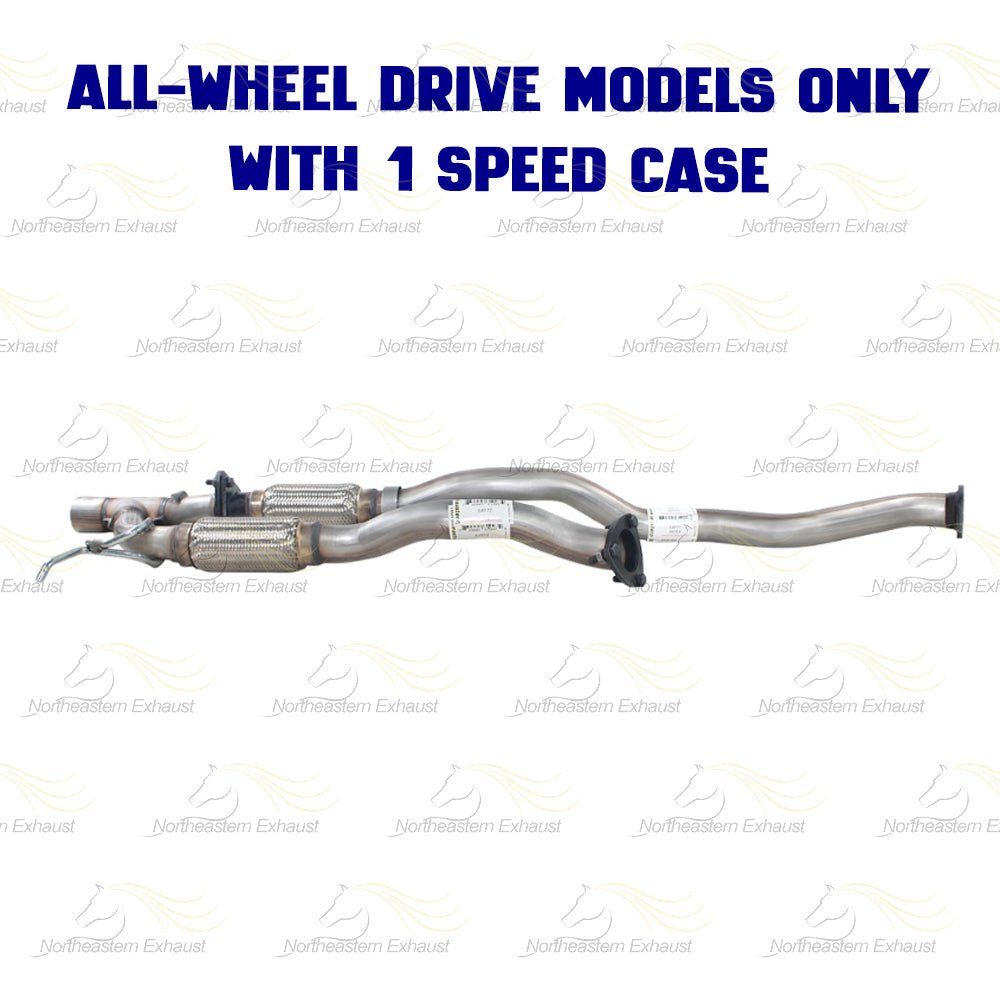 Front Pipe and Y-Pipe Exhaust for 2014-2018 Jeep Cherokee and Chrysler 200 3.2L 3.6L