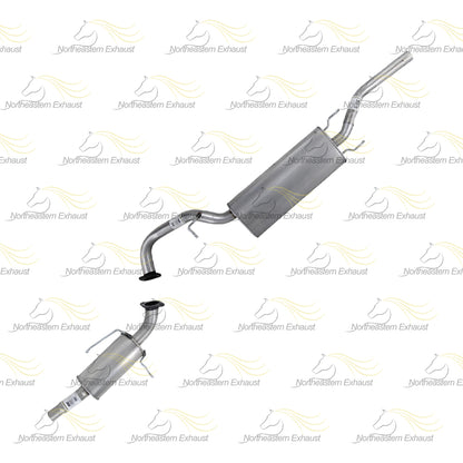 2013-2018 Hyundai Santa Fe Sport 2.4L Stainless Steel Exhaust Muffler Assembly Tail Pipe Kit