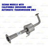 2007-2010 Hyundai Elantra 2.0L SEDAN Exhaust Resonator Assembly | Stainless Steel