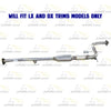 1994-1997 Honda Accord 2.2L Exhaust Resonator Pipe - For DX and LX Models only