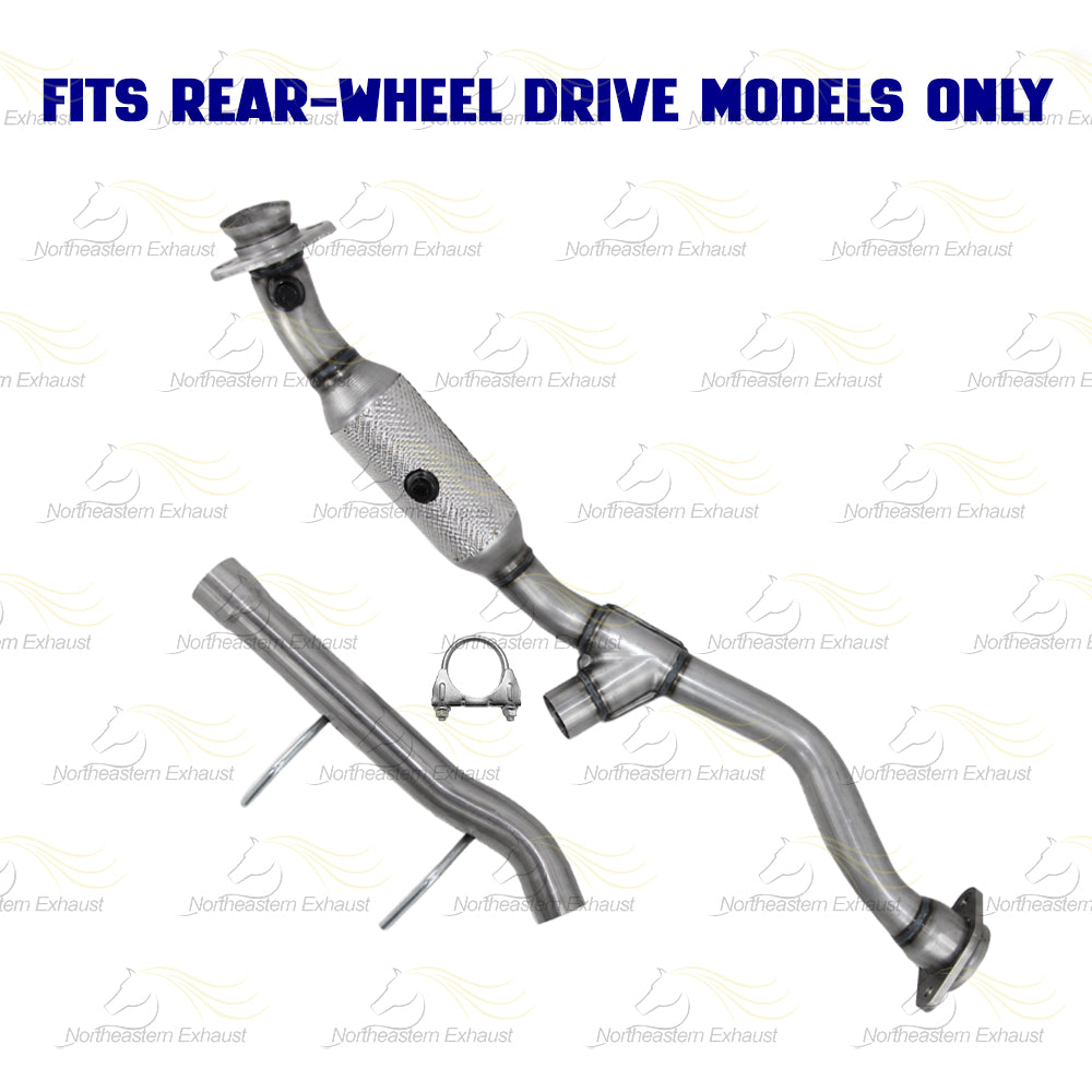 2009-2010 Ford F-150 4.6L RWD Stainless Steel Exhaust Passenger Side Catalytic - EPA Approved