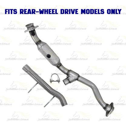 2009-2010 Ford F-150 4.6L RWD Stainless Steel Exhaust Passenger Side Catalytic - EPA Approved