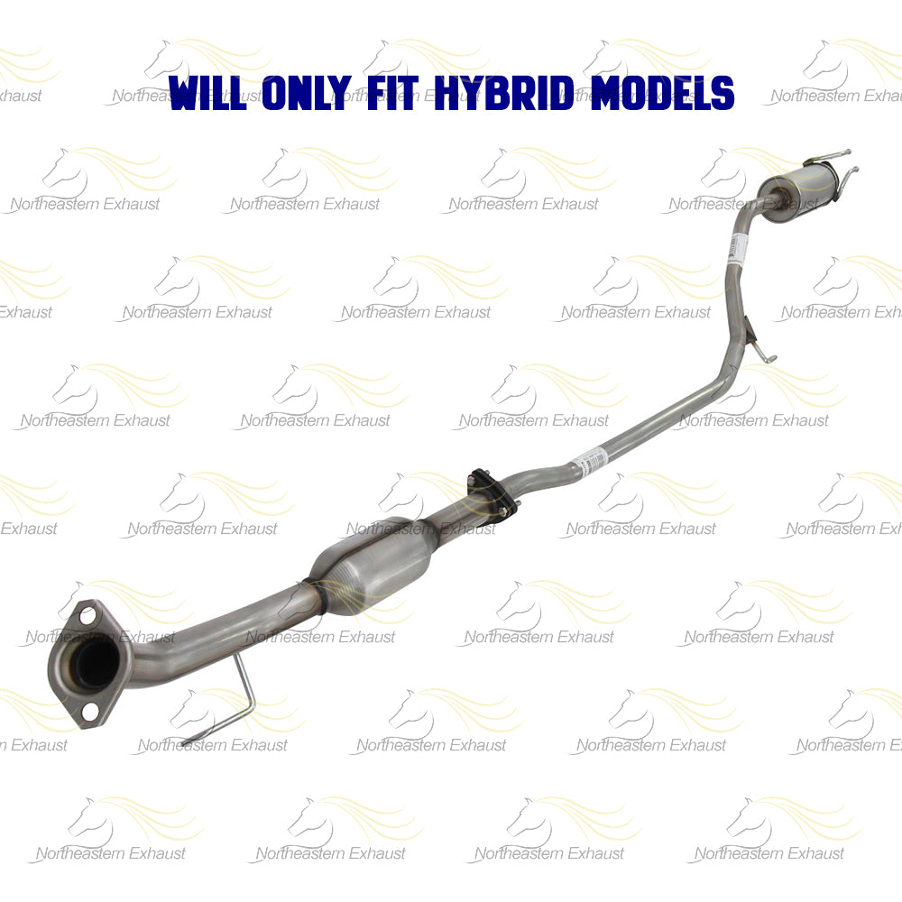 2006-2011 Honda Civic 1.3L Rear Catalytic Converter and Resonator Pipe - For Hybrid engine