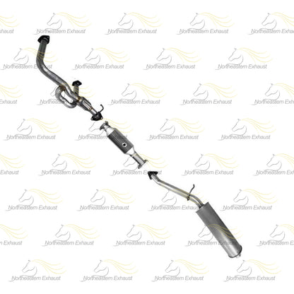 2002-2004 Honda Odyssey 3.5L Front Pipe, Catalytic and Resonator Pipe