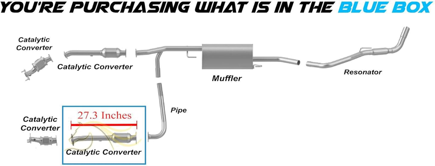 Driver-Side Catalytic for 2009-2012 Suzuki Equator | 2005-2019 Nissan Frontier | 2005-2012 Pathfinder | 4.0L
