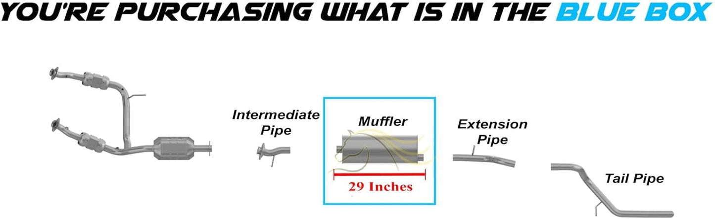 2002-2005 Ford Explorer and Mercury Mountaineer 4.0L 4.6L Exhaust Muffler