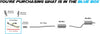 2009-2011 Honda Ridgeline 3.5L Exhaust Pipe