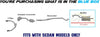 Exhaust Muffler for 2000-2004 Subaru Legacy & Outback 2.5L | 2001-2004 Outback 3.0L