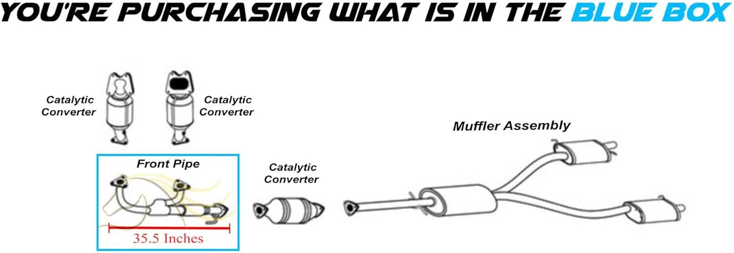 2012-2015 Honda Pilot 3.5L Front Flex Pipe