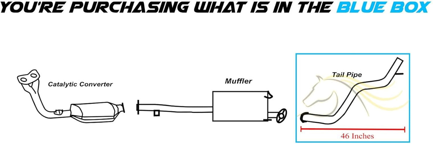 1996-2000 Toyota 4Runner 2.7L Exhaust Tail Pipe