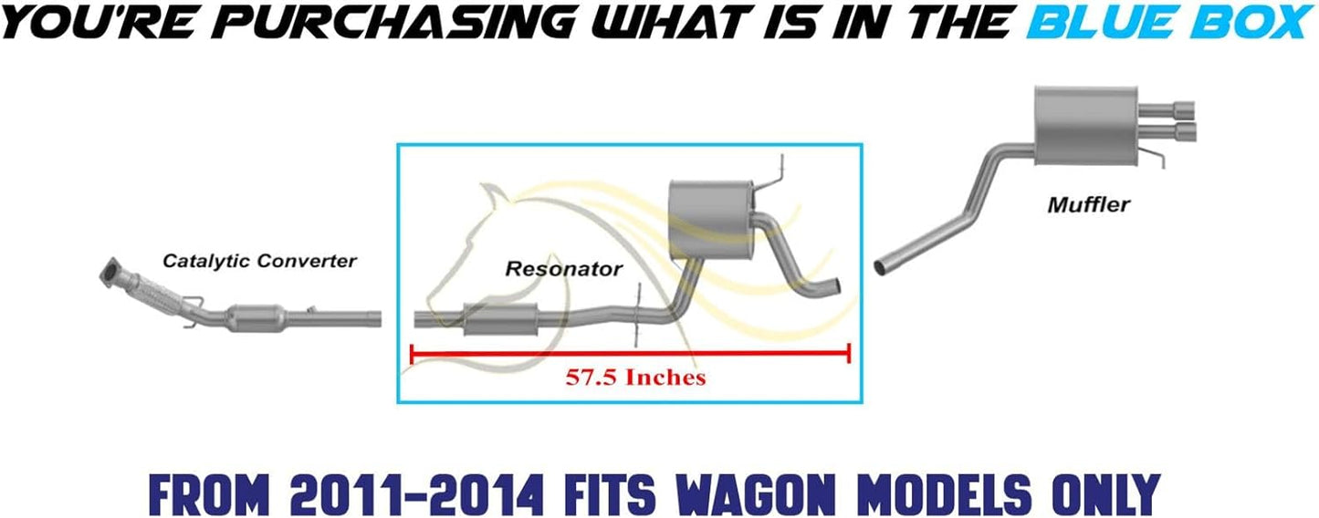 2005-2014 Volkswagen Jetta 2.5L Exhaust Resonator Pipe
