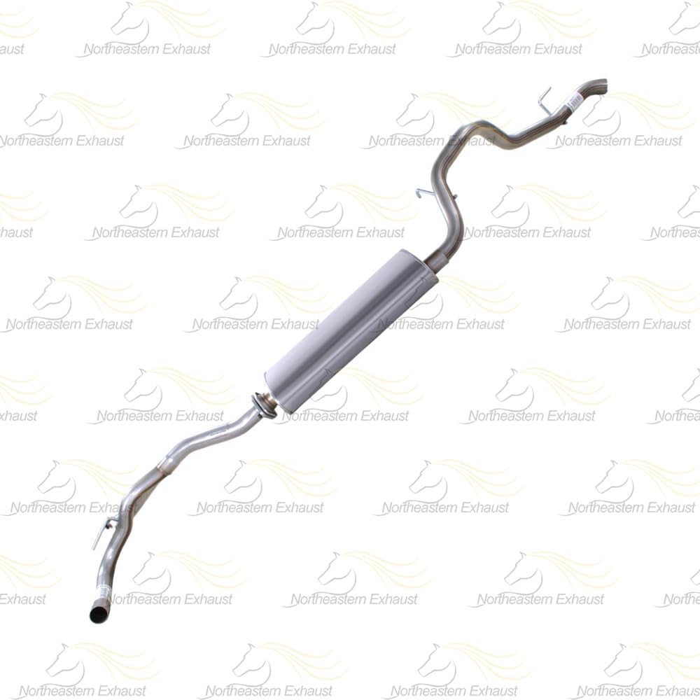 2004 Jeep Liberty 3.7L Y-Pipe, Muffler and Tail Pipe Exhaust System