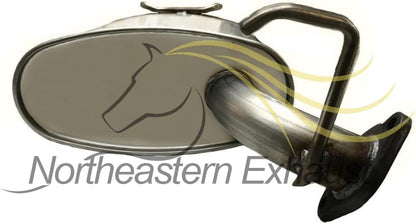 Resonator and Muffler Exhaust for 1995-1997 Toyota Corolla and Geo Prizm 1.8L 1.6L