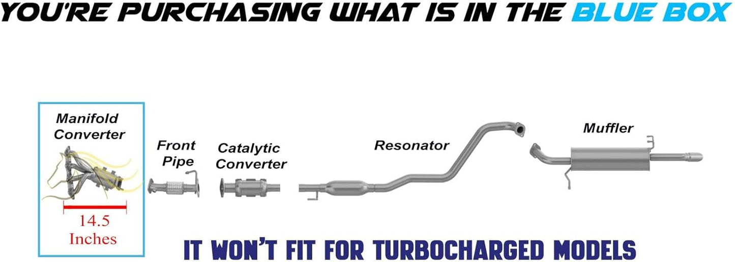 2012-2019 Hyundai Accent and 2012-2017 Veloster 1.6L Manifold Catalytic Converter - EPA Approved