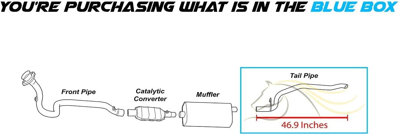 1996-2001 Jeep Cherokee 2.5/4.0L Exhaust Tail Pipe