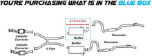 Exhaust Muffler for 2003-2011 Ford Crown Victoria and Mercury Grand Marquis 4.6L