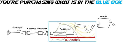 1997-2002 Buick Century 3.1L Exhaust Resonator Pipe