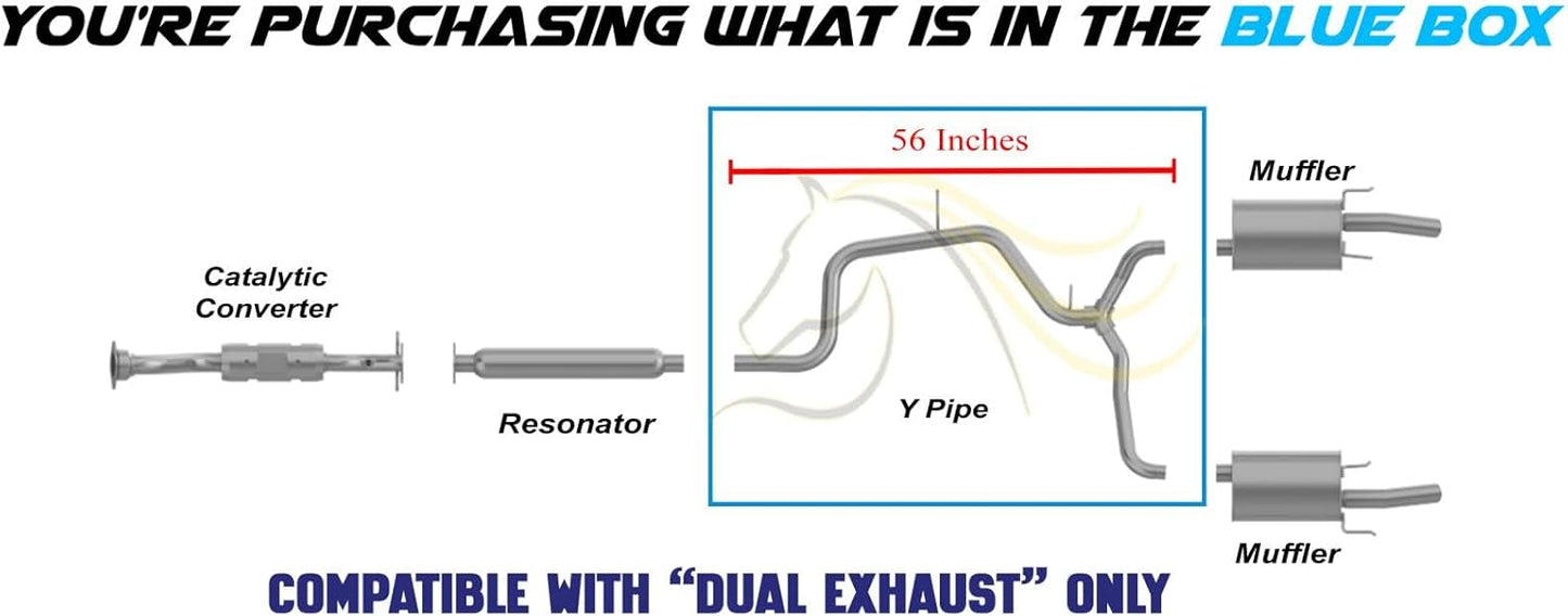 2003-2008 Pontiac Grand Prix 3.8L Exhaust Intermediate Y-Pipe